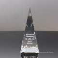 Obelisk Trophy Crystal Shield Crown Award Pyramid Crystal Paperweight